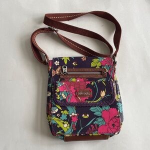 Sakroots floral crossbody bag small flap messenger